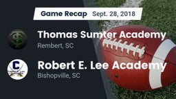 Recap: Thomas Sumter Academy vs. Robert E. Lee Academy 2018