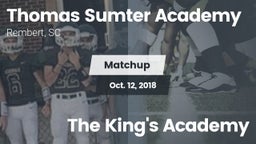 Matchup: Thomas Sumter vs. The King's Academy 2018