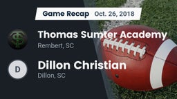 Recap: Thomas Sumter Academy vs. Dillon Christian  2018