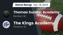 Recap: Thomas Sumter Academy vs. The Kings Academy 2019