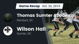 Recap: Thomas Sumter Academy vs. Wilson Hall  2019