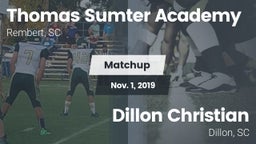 Matchup: Thomas Sumter vs. Dillon Christian  2019
