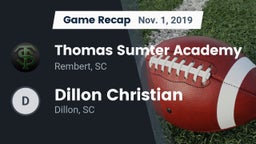 Recap: Thomas Sumter Academy vs. Dillon Christian  2019