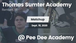 Matchup: Thomas Sumter vs. @ *** Dee Academy 2020