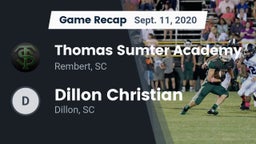 Recap: Thomas Sumter Academy vs. Dillon Christian  2020
