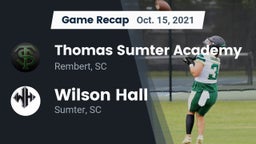 Recap: Thomas Sumter Academy vs. Wilson Hall  2021