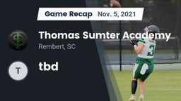 Recap: Thomas Sumter Academy vs. tbd 2021