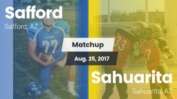 Matchup: Safford  vs. Sahuarita  2017