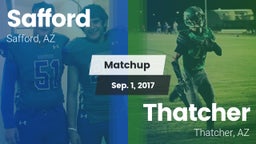 Matchup: Safford  vs. Thatcher  2017