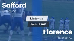 Matchup: Safford  vs. Florence  2017