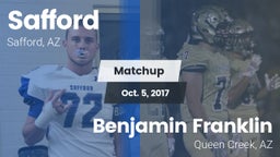 Matchup: Safford  vs. Benjamin Franklin  2017