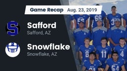 Recap: Safford  vs. Snowflake  2019