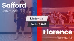 Matchup: Safford  vs. Florence  2019