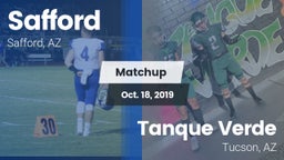 Matchup: Safford  vs. Tanque Verde  2019