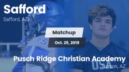 Matchup: Safford  vs. Pusch Ridge Christian Academy  2019
