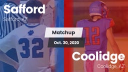 Matchup: Safford  vs. Coolidge  2020