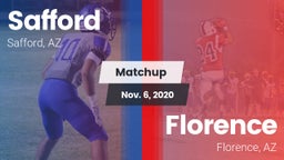 Matchup: Safford  vs. Florence  2020