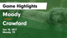 Moody  vs Crawford  Game Highlights - Jan 18, 2017