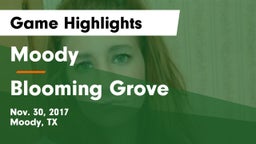 Moody  vs Blooming Grove  Game Highlights - Nov. 30, 2017