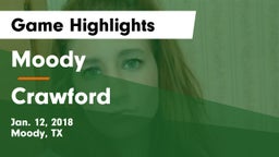 Moody  vs Crawford  Game Highlights - Jan. 12, 2018