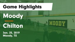 Moody  vs Chilton  Game Highlights - Jan. 25, 2019
