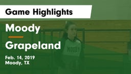 Moody  vs Grapeland Game Highlights - Feb. 14, 2019