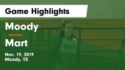 Moody  vs Mart  Game Highlights - Nov. 19, 2019