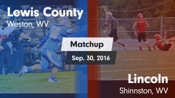 Matchup: Lewis County High vs. Lincoln  2016