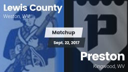 Matchup: Lewis County High vs. Preston  2017