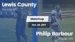 Matchup: Lewis County High vs. Philip Barbour  2017