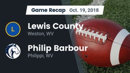Recap: Lewis County  vs. Philip Barbour  2018