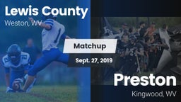Matchup: Lewis County High vs. Preston  2019