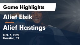 Alief Elsik  vs Alief Hastings  Game Highlights - Oct. 6, 2020