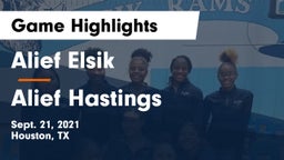 Alief Elsik  vs Alief Hastings  Game Highlights - Sept. 21, 2021