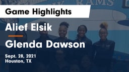 Alief Elsik  vs Glenda Dawson  Game Highlights - Sept. 28, 2021