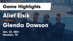 Alief Elsik  vs Glenda Dawson  Game Highlights - Oct. 22, 2021