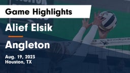 Alief Elsik  vs Angleton Game Highlights - Aug. 19, 2023