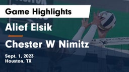 Alief Elsik  vs Chester W Nimitz  Game Highlights - Sept. 1, 2023