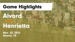 Alvord  vs Henrietta  Game Highlights - Nov. 20, 2023