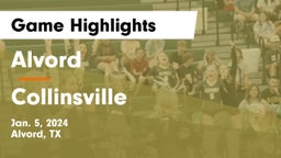 Alvord  vs Collinsville  Game Highlights - Jan. 5, 2024