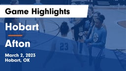 Hobart  vs Afton Game Highlights - March 2, 2023