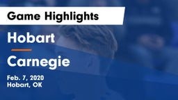 Hobart  vs Carnegie  Game Highlights - Feb. 7, 2020