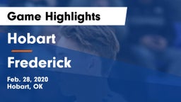 Hobart  vs Frederick  Game Highlights - Feb. 28, 2020