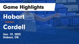 Hobart  vs Cordell  Game Highlights - Jan. 19, 2023