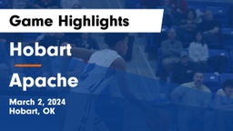 Hobart  vs Apache Game Highlights - March 2, 2024