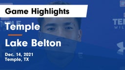 Temple  vs Lake Belton   Game Highlights - Dec. 14, 2021