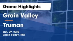 Grain Valley  vs Truman  Game Highlights - Oct. 29, 2020