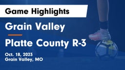 Grain Valley  vs Platte County R-3 Game Highlights - Oct. 18, 2023