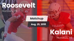 Matchup: Roosevelt vs. Kalani  2018