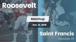 Matchup: Roosevelt vs. Saint Francis  2018